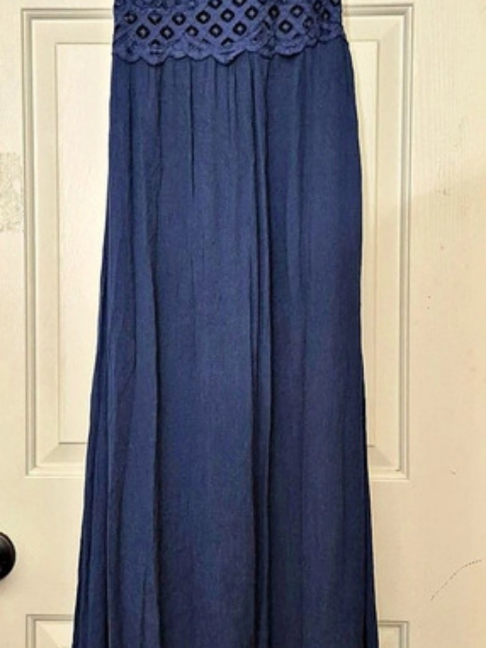 Free People FP One Adella Maxi Dress Blue